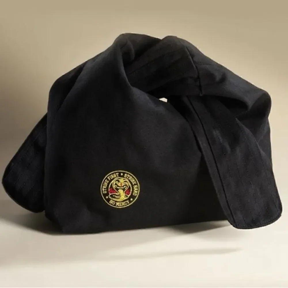 NWOT Pley Beauty by Peyton List Cobra Kai Karate Gi Inspired Clutch Makeup‎ Bag